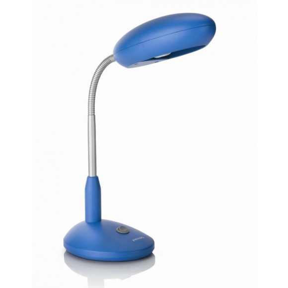 stolná lampa Philips 1x11W E27 - modrá