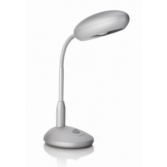 stolná lampa Philips 1x11W E27 - šedá