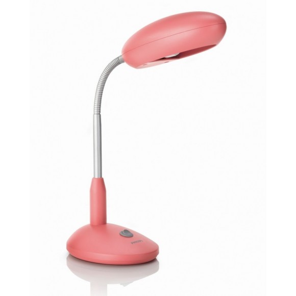 stolná lampa Philips 1x11W E27 - ružová