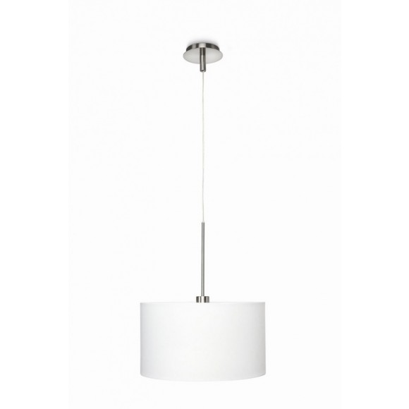 závesné stropné svietidlo - luster Philips Odette 1x53W E27 - biela / matný chróm