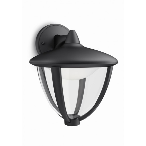 LED vonkajšie nástenné svietidlo Philips ROBIN 1x4,5W - čierna