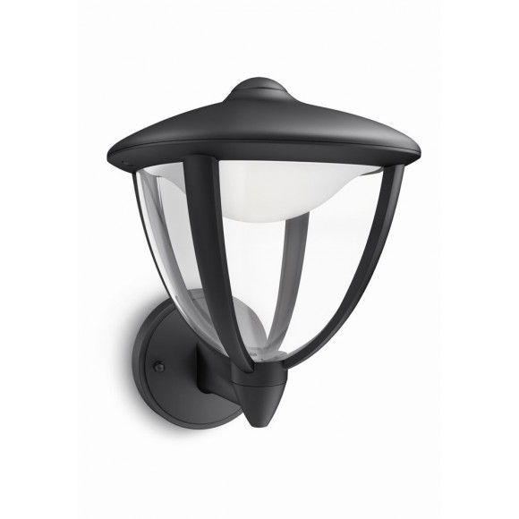 LED vonkajšie nástenné svietidlo Philips ROBIN 1x4,5W - čierna