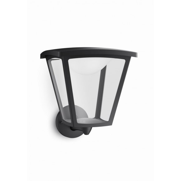LED vonkajšie nástenné svietidlo Philips COTTAGE 1x4,5W - čierna