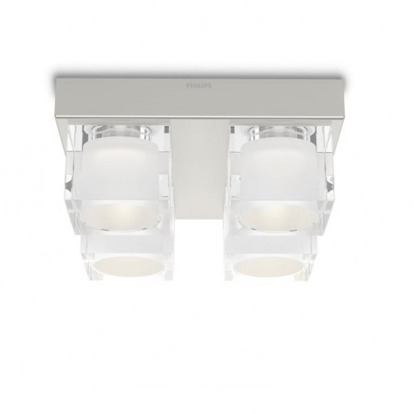 LED prisadené stropné svietidlo Philips TIBRIS 4x4,5W -> 100W - matný chróm