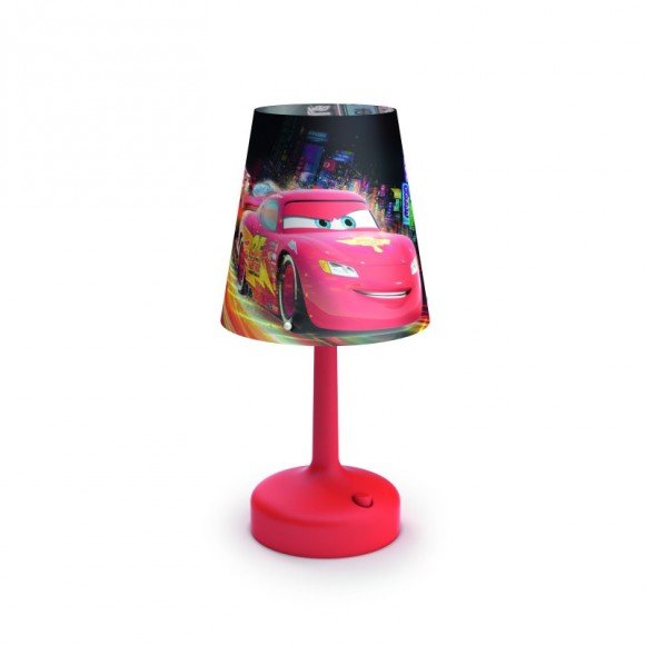 detská stolová lampa Philips CARS - mix farieb