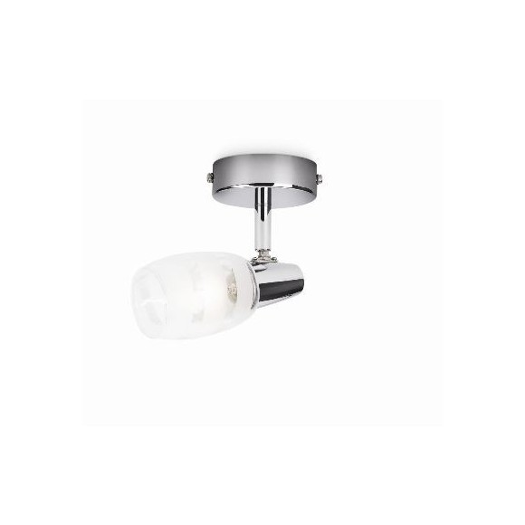 prisadené nástenné a stropné svietidlo bodové lampa Philips 1x40W E14 - lesklý chróm