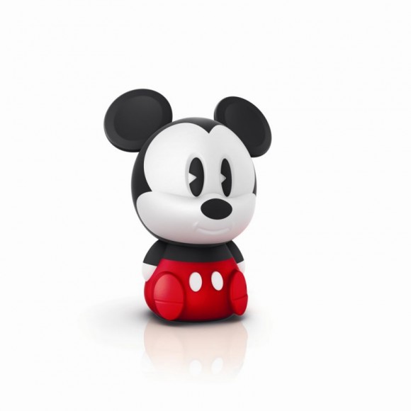 LED detská stolná lampa Philips Mickey Mouse 1x0,1W |2700K - červená
