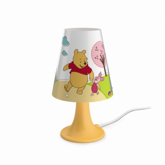 LED detská stolná lampa Philips MACKO PÚ 2,3W - žltá