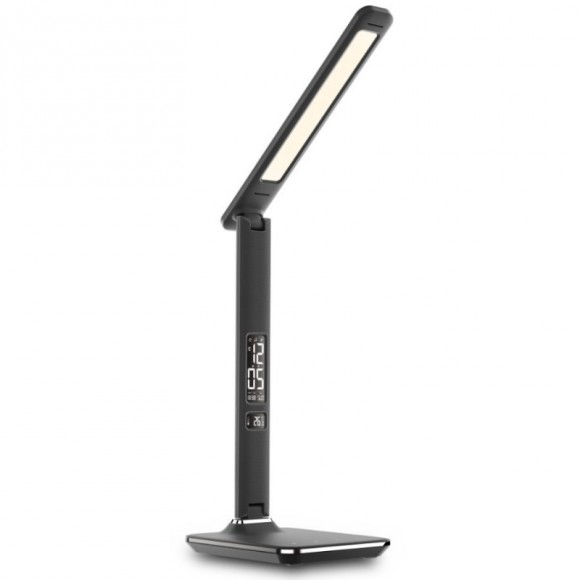 LED stolná lampa LEDKO 9W - čierna