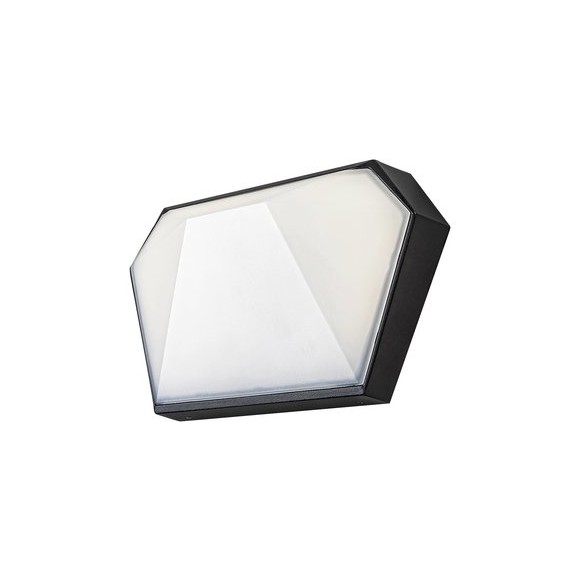 Rabalux 8114 LED vonkajšia nástenná lampa Salvador 1x10W | 4000K | IP65 - čierne prevedenie