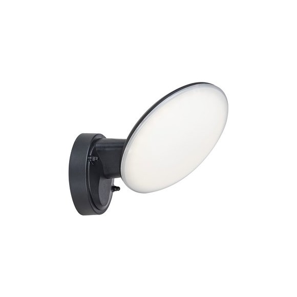 Rabalux 8134 LED vonkajšie nástenná lampa Varna 1x12W | 4000K | IP54 - funkčné svietidlo, čierna farba