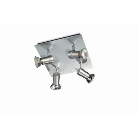 Philips 55084/48 / PN prisadené bodové svietidlo Titan 4x50W | GU10 - hliník