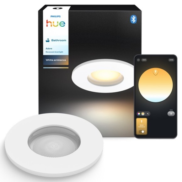 Philips Hue  8721103072962 LED zapustené svietidlo Adore  | 4W GU10 | 350lm | 2200-6500K | stmievač | biela