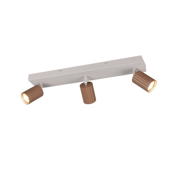 Trio T867700365 bodové stropné svietidlo SOKA  | 10W GU10 | hnedá