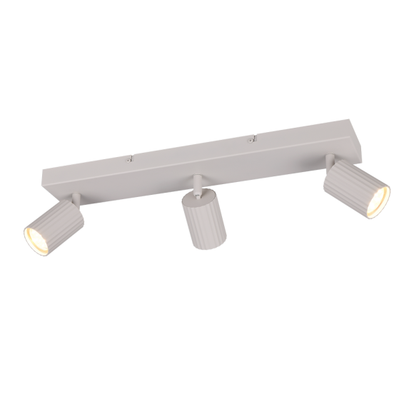 Trio T867700376 bodové stropné svietidlo SOKA  | 10W GU10 | sivá