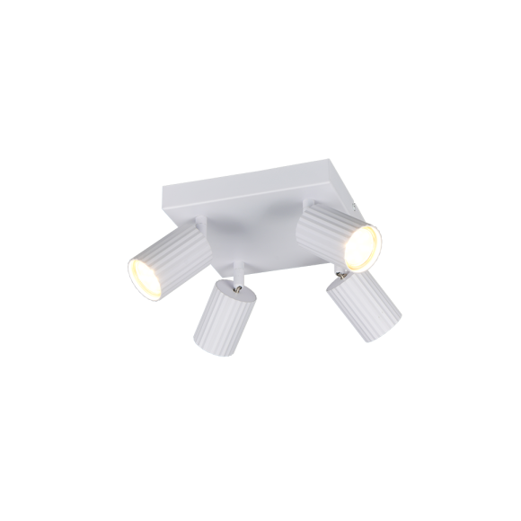Trio T867730431 bodové stropné svietidlo SOKA  | 10W GU10 | biela