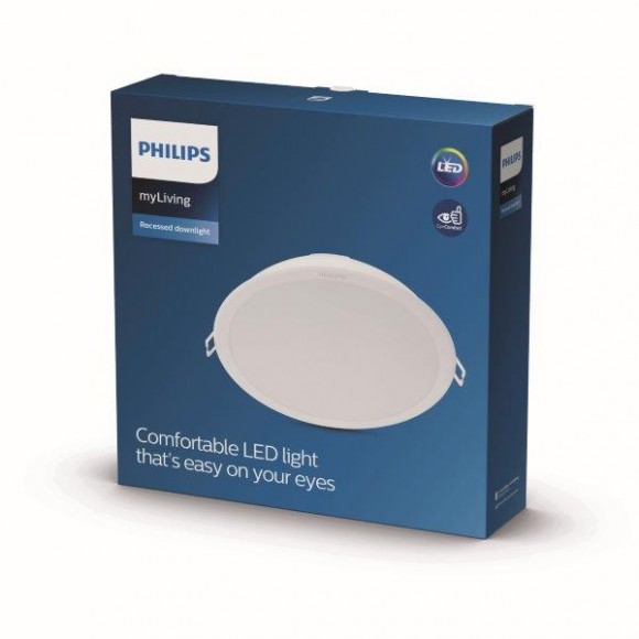 Philips 59444 LED stropné zápustné svietidlo Meson 6W|6500K