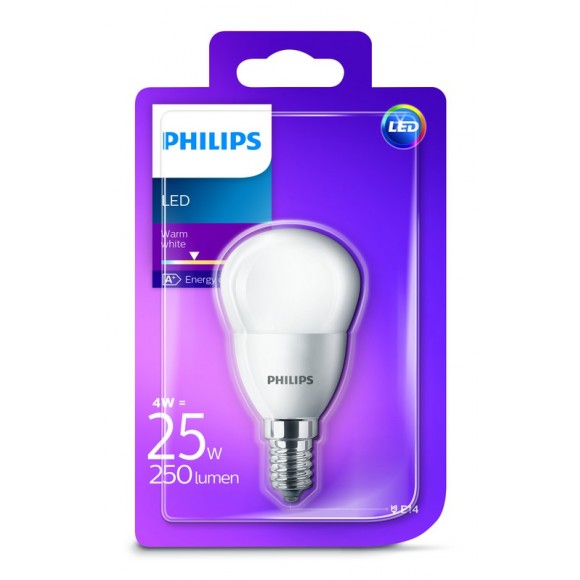 Philips 101381262 LED žiarovka 1x4W | E14 | 2700K