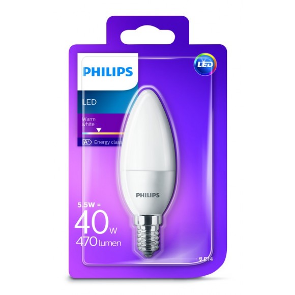 Philips 101380701 LED žiarovka 1x5,5W | E14 | 2700K