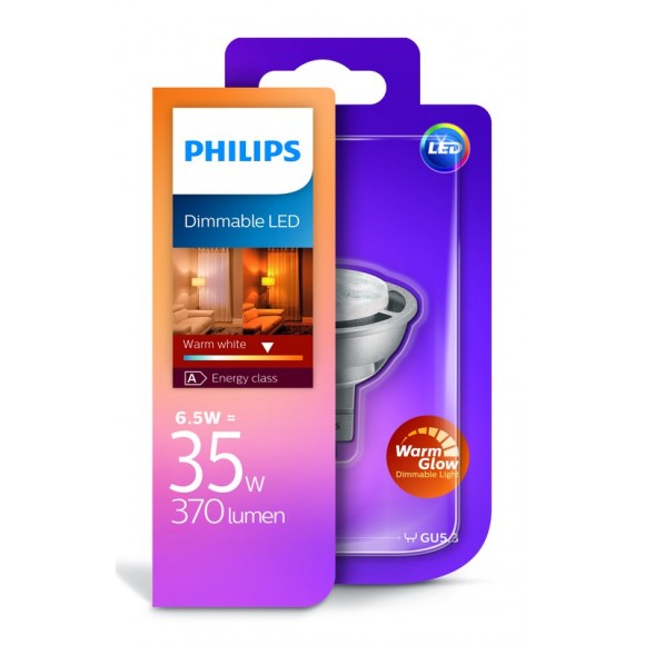 Philips 101380783 LED žiarovka 1x6,5W | GU5.3 | 2200-2700K