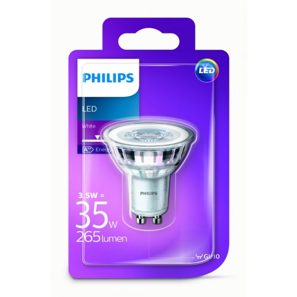 Philips 101383541 LED žiarovka 1x3,5W | GU10 | 3000K