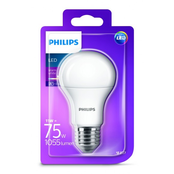 Philips 101380/62/11 LED žiarovka 1x11W | E27 | 2700K