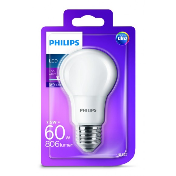 Philips 101380/60/22 LED žiarovka 1x7,5W | E27 | 4000K