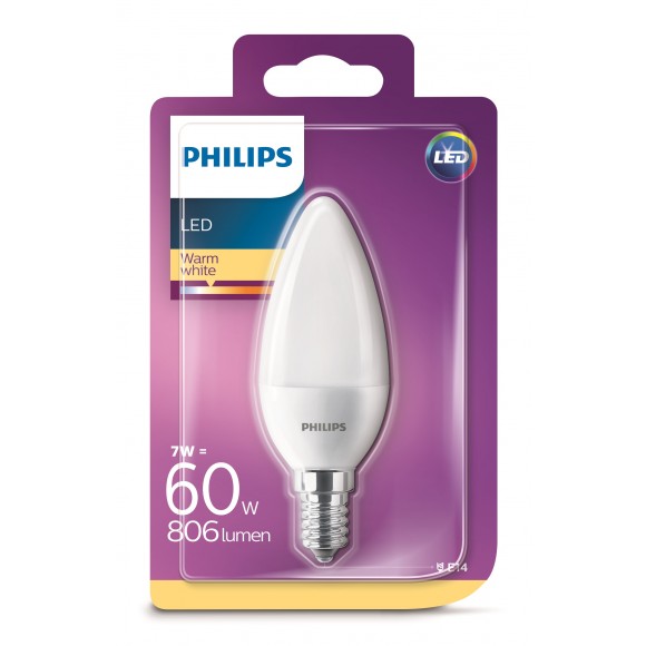 Philips 8718696702871 LED žiarovka 1x7W | E14 | 2700K