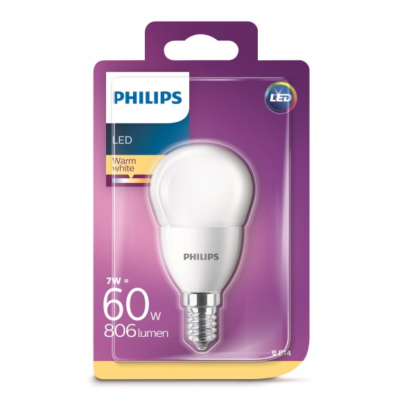 Philips 8718696702895 LED žiarovka 1x7W | E14 | 2700K
