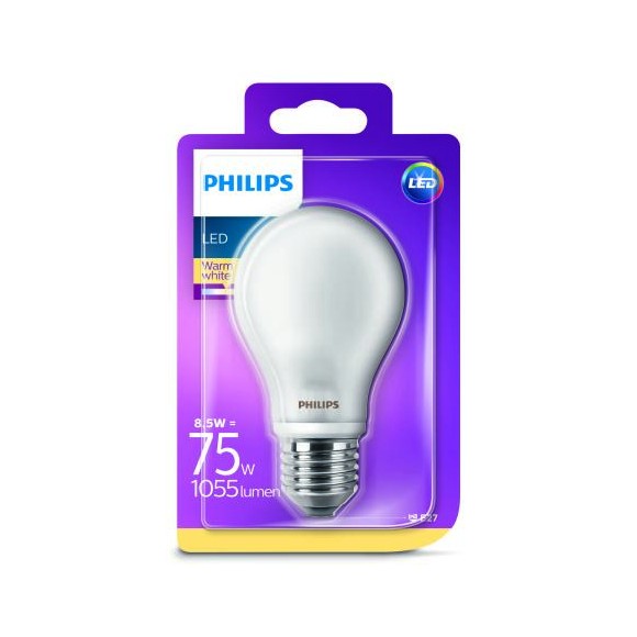 Philips 8718696705537 LED žiarovka 1x8,5W | E27 | 2700K