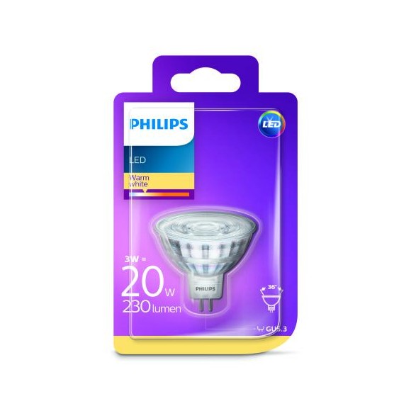 Philips 8718696710470 LED žiarovka 1x3W | GU5.3 | 2700K
