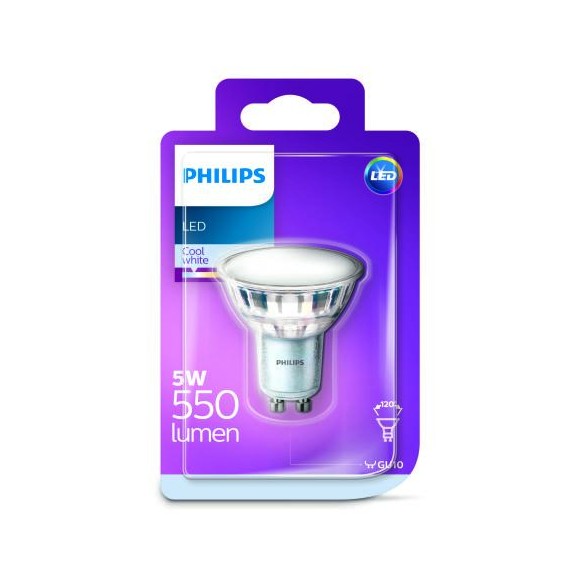 Philips 8718696750377 LED žiarovka 1x5W | GU10 | 4000K