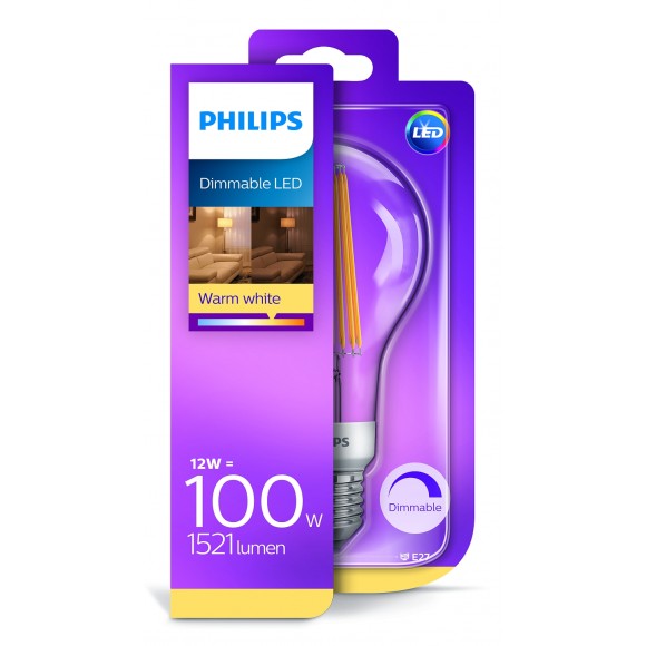 Philips 8718696806272 LED žiarovka 1x12W | E27 | 2700K