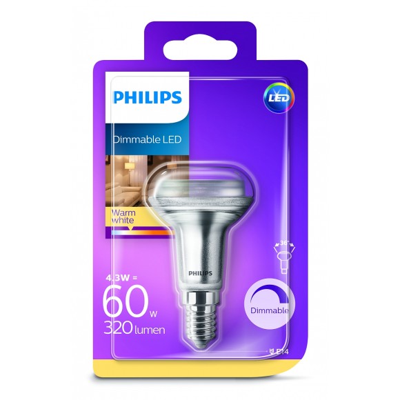 Philips 8718696811559 LED žiarovka 1x4W | E14 | 2700K