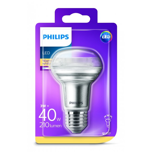 Philips 8718696811573 LED žiarovka 1x3W | E27 | 2700K