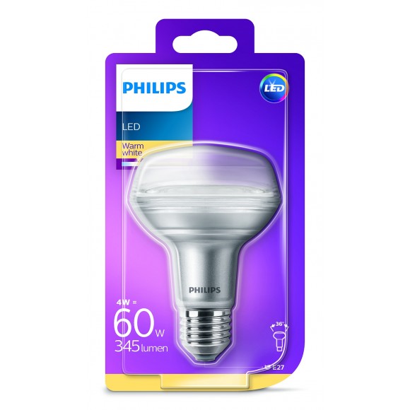 Philips 8718696813232 LED žiarovka 1x4W | E27 | 2700K