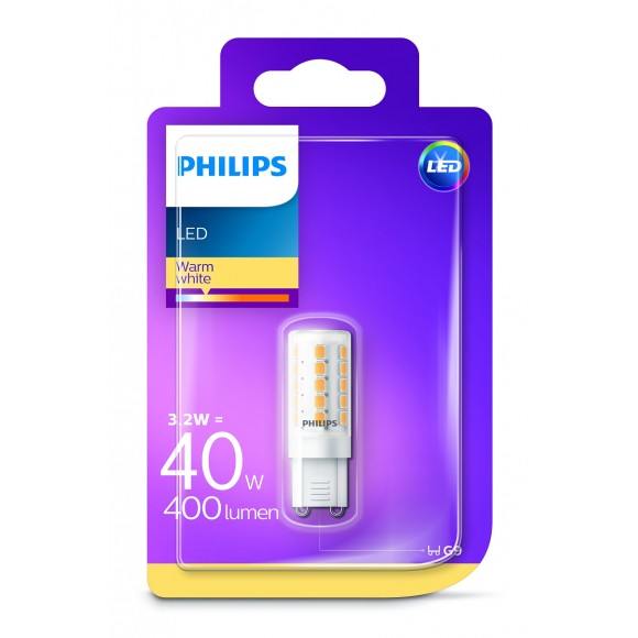 Philips 8718696815366 LED žiarovka 1x3W | G9 | 2700K