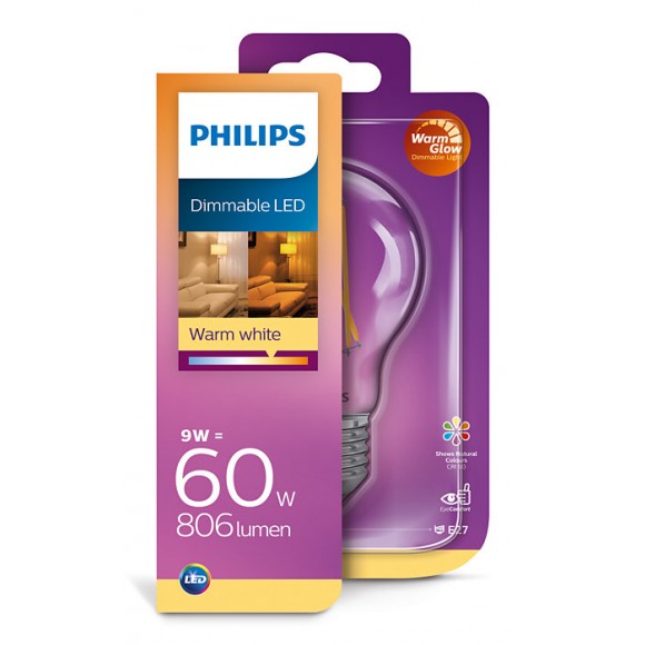 Philips 8718699645748 LED žiarovka 1x8W | E27 | 2700K - stmievateľná, , EYECOMFORT