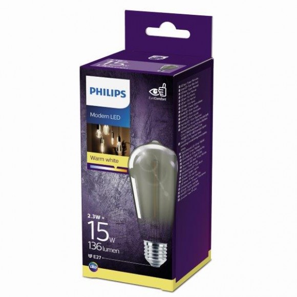 Philips 8718699657598 LED žiarovka Classic Modern 1x2,3W | E27 | 2700K - EYECOMFORT