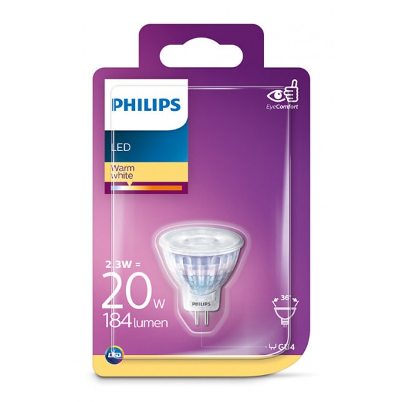 Philips 8718699659462 LED žiarovka 1x3W | GU4 | 2700K - EyeComfort