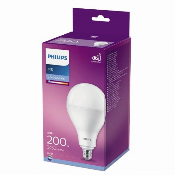 Philips 8718699673529 LED žiarovka 1x30W | E27 | 6500K - EYECOMFORT
