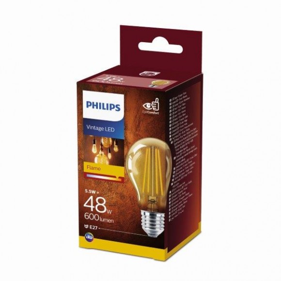 Philips 8718699673567 LED žiarovka Classic Vintage 1x5W | E27 | 2700K- EYECOMFORT