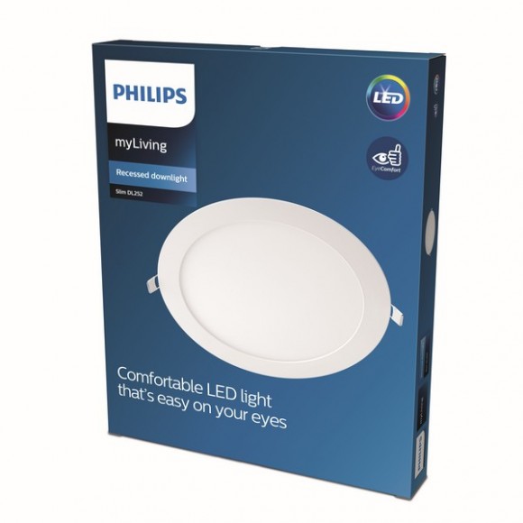 Philips 8718699760052 LED zápustné bodové svietidlo Slim 1x20W | 1750lm | 4000K - biela