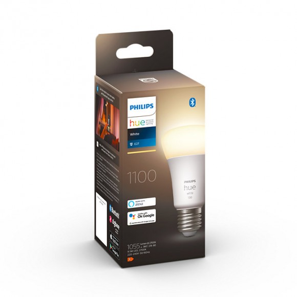 Philips Hue 8719514288232 LED žiarovka A60 1x9,5W | E27 | 1100lm | 2700K - White, stmievateľná, Bluetooth