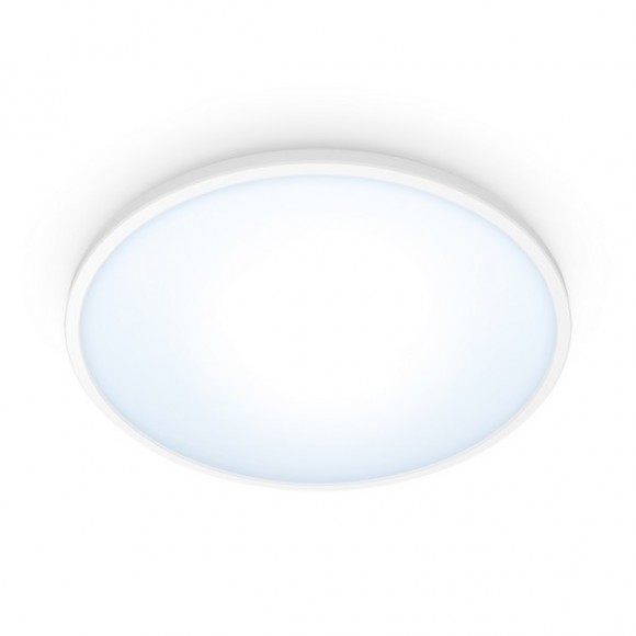 WiZ 8719514338012 LED stropné svietidlo Superslim 1x16w | 1600lm | 2700-6500k - stmievateľné, biela