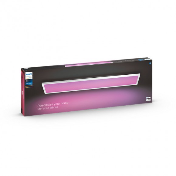 Philips Hue 8719514355057 LED stropný panel Surimu 1x60W | 4200lm | 2200-6500K | RGB - White and color Ambiance, stmievateľné, Bluetooth, biela