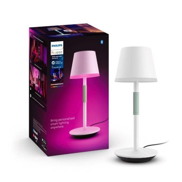 Philips Hue 8719514404571 LED vonkajšie stolné svietidlo Go | 6,2W integrovaný LED zdroj | 530lm | 2000-6500 RGBK