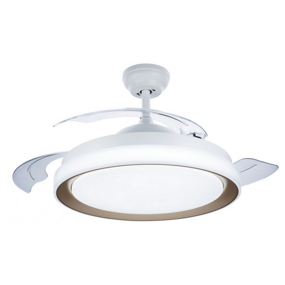 Philips 8719514408531 LED stropné svietidlo Bliss s ventilátorom 1x28+35W | 4500lm | 2700-4000-5500K- krokové stmievanie, Eye Comfort, zlatá