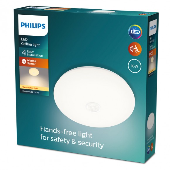 Philips 8719514431843 LED stropné svietidlo Mauve 1x16W | 1700lm | 2700K- biela