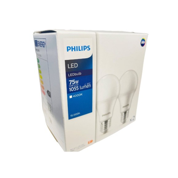 Philips 8719514471016 LED sada žiaroviek 2-set | 10W E27 | 1055 lm | 4000K